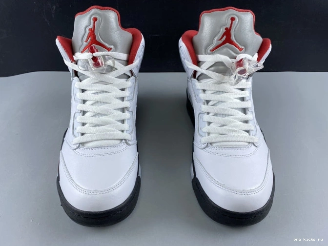 Chep Onekick Jordan DA1911-102 Retro Air Tongue Silver (2020) Red 5 Fire 0815